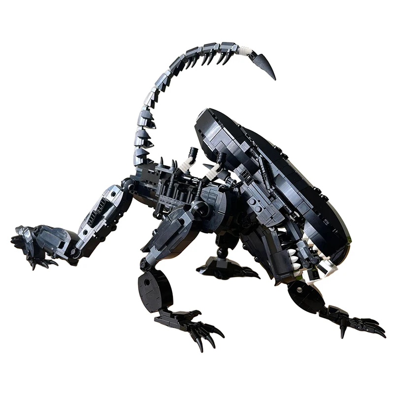 MOC Movie Xenomorph Building Block Kit Outer Space Alien Monsters Brick Assembly Model DIY Adult Kid Birthday Holiday Toy Gift