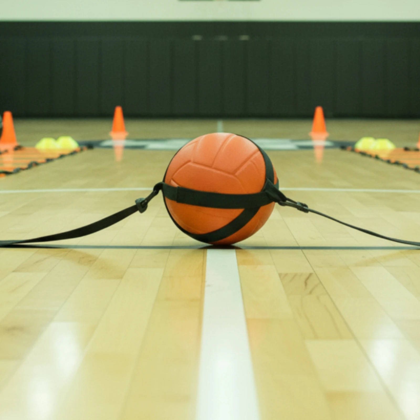 Volleyball Training Aid with Ball Harness Portable Solo Volleyball Coach Multi-Use Beginner-Friendly for Court, Home