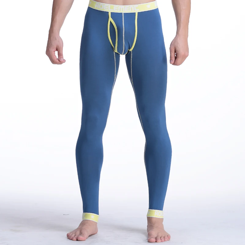 

Men's long Johns one-piece thin underpants Tight thermal pants Modal slim cotton pants leggings