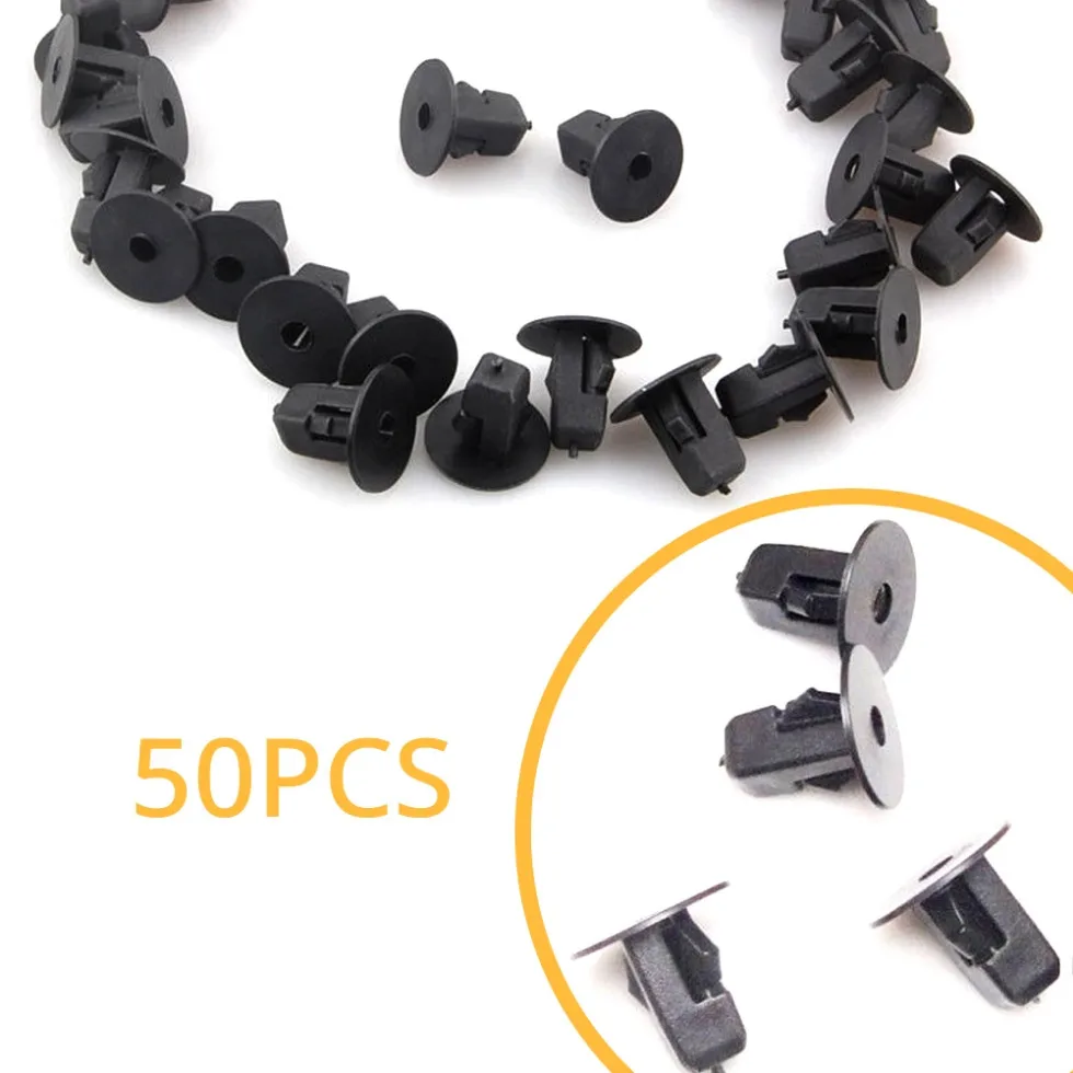 

50Pcs Auto Interior Replacement Fastener Grommet Clips Car Fender Skirts Clips Auto Fender Liner Screw Clips For Toyota