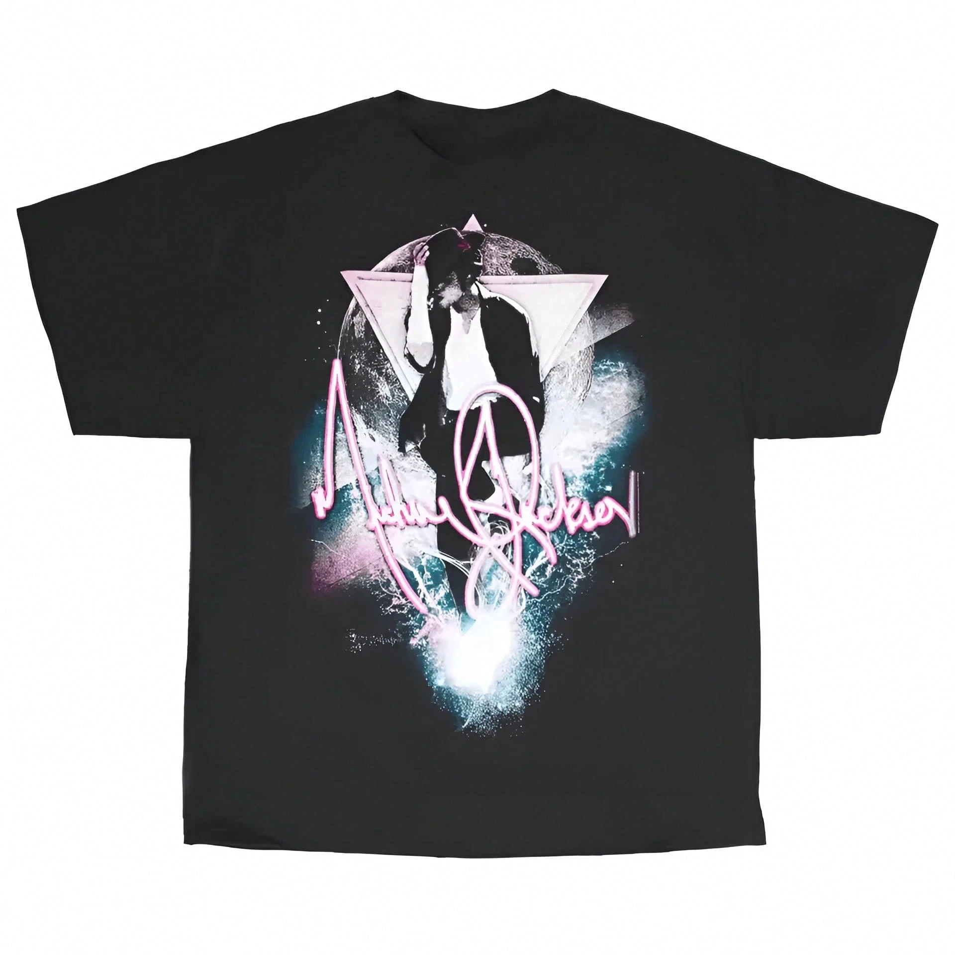 1pc Michael Jackson 80s Dance Music Symbols Nostalgia Party Cotton T shirt Unisex Men Women Kids Streetwear Casual Vacation
