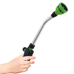 18 Inch Garden Hose Sprayer Wand 8 in 1 Hose Nozzle Sprayer Wand for Gardening Heavy Duty Water Wand for Garden Hose with Shut