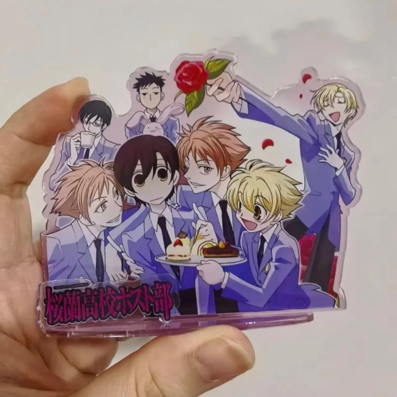 Anime Ouran High School Host Club Acrylic Stand Tamaki Kyoya Haruhi Desktop Decor Ornament Cosplay Props Collection Fans Gifts