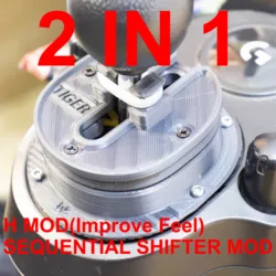 For logitech G29 logitech G27 G923 Gear Shifter Mod Improve feel SIM RACING SEQUENTIAL SHIFTER MOD 2 IN 1