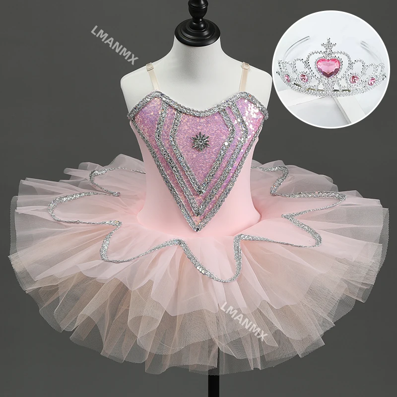 

Ballet skirt, girls' fluffy gauze skirt, one-piece princess tutu skirt, kindergarten children's dance performance costume