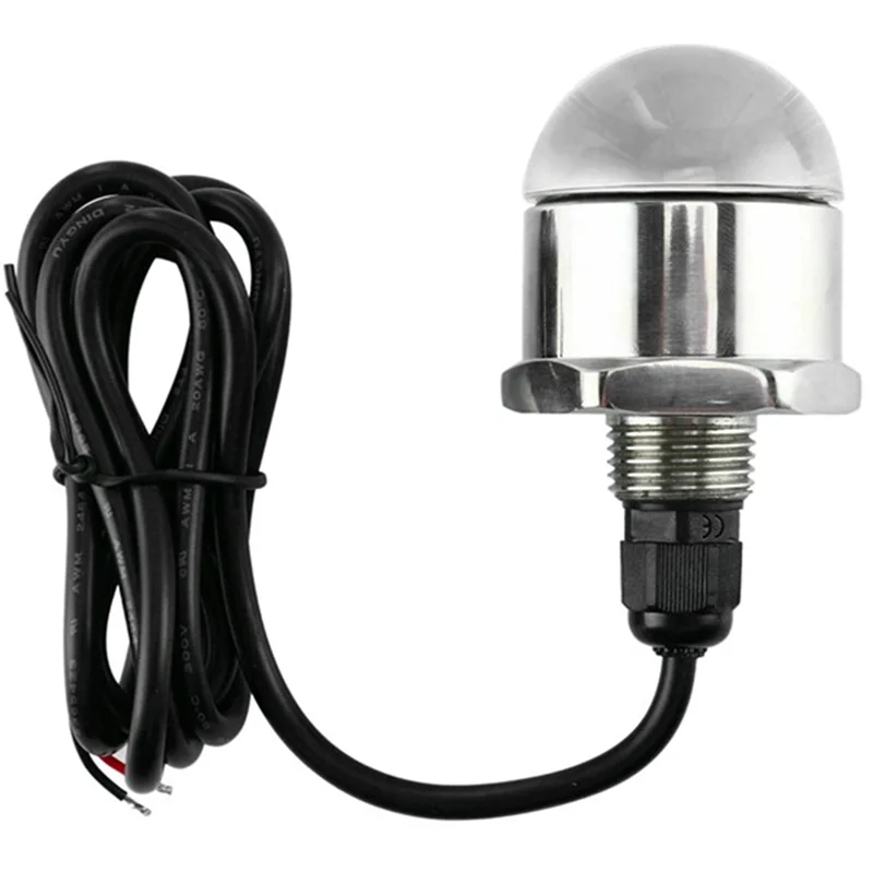 Boat Underwater Light Navigation Light LED Drain Plug Light Boat LED Light Marine Underwater LED Light Red Light