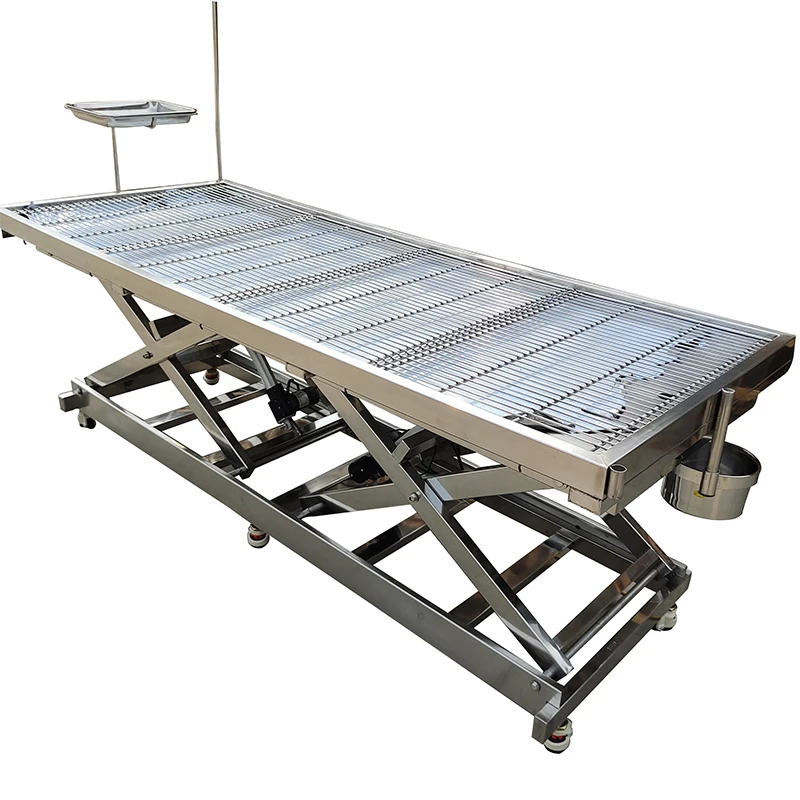 304 Stainless Steel Electric Veterinary Surgical Table Waterproof Pet Operation Bed For Veterinary Clinic Grooming Surgery