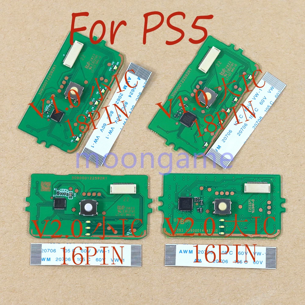 10sets BDM-010 BDM-020 Touchpad Board for PS5 Controller Touch Pad Module with 16PIN 18PIN Flex Cable