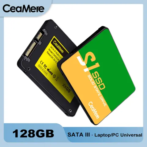 Unidade de estado sólido SATA III de 2,5" CeaMere, transferência rápida e estável, ideal para laptop e desktop, atualização de dispositivo antigo essencial