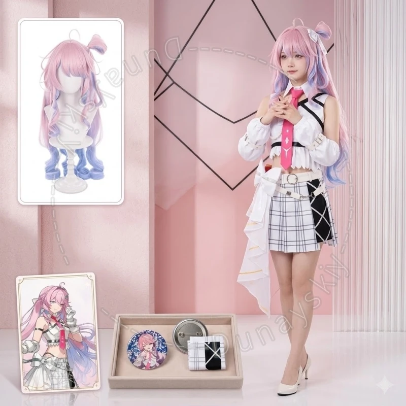 

Wuthering Waves Y2K Jirai Kei Sweet Lolita Idol Groups Solar5 Denia Cosplay Anime Game Costume New Outfit Kawaii Dress Halloween