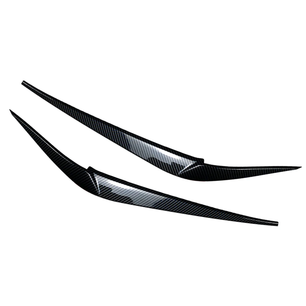 2Pcs/Pair Car Headlight Eyebrow Eyelid Cover Decoration Trim For BMW X3 X4 G01 G02 2018 2019 2020 2021 ABS Plastic