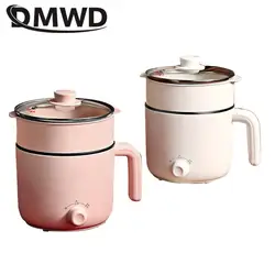 1.2L Electric Skillet Multifunctional Cooking Pot Rice cooker Food Warmer with Steamer Automatic power-off Multicooker Portable