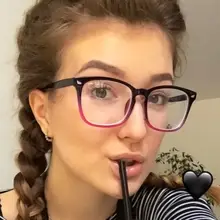 Vintage Square Eyeglasses Frame #4