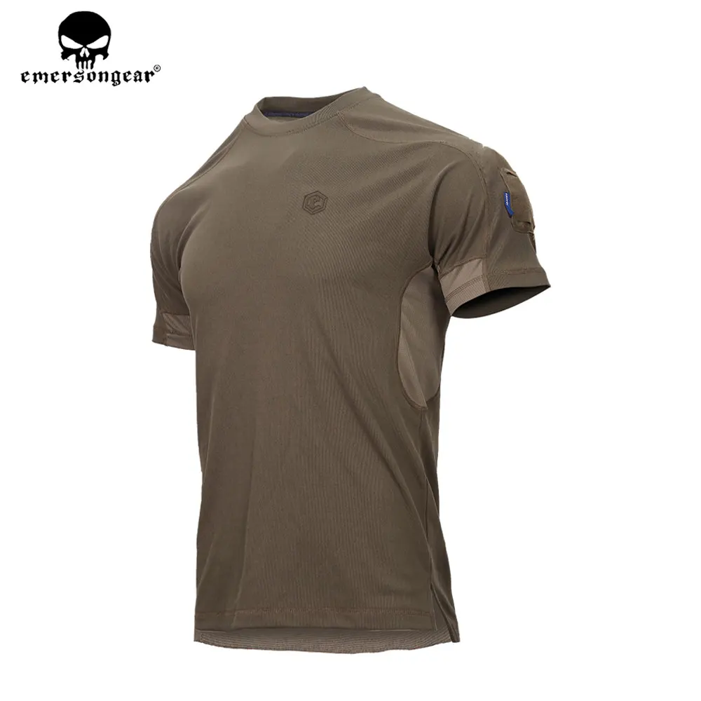 

Emersongear Blue Label Tactical Short Sleeve Mandrill Functional Shirts Outdoor Daily Sports T-shirt Combat Fitness EMB9588