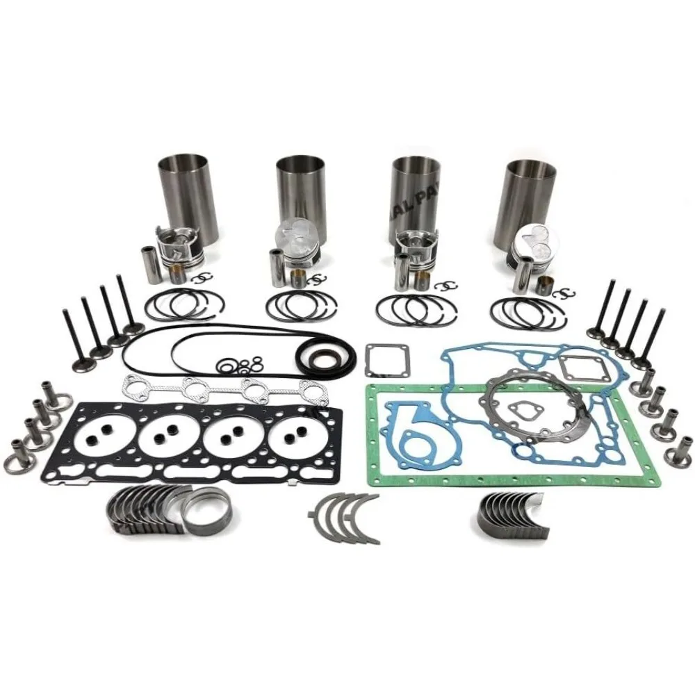 Overhaul Rebuild Kit V1505 V1505D V1505T Full Gasket Piston Ring for Kubota
