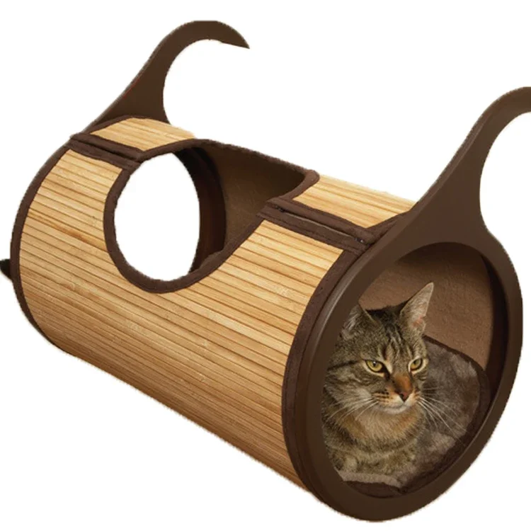 Reasonable price comfortable cat bed with bamboo