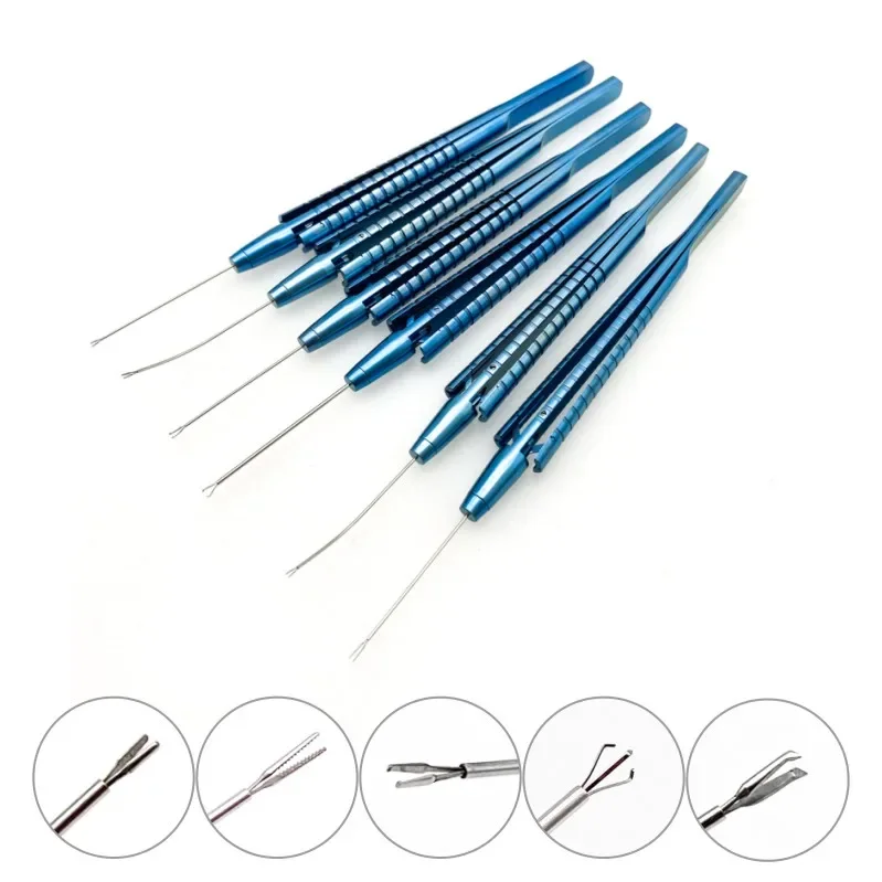 

Titanium Ophthalmic Capsulorhexis Forceps Gripping Forceps 20G 23G Intraocular Virtreo-Retinal Micro Surgical Instruments