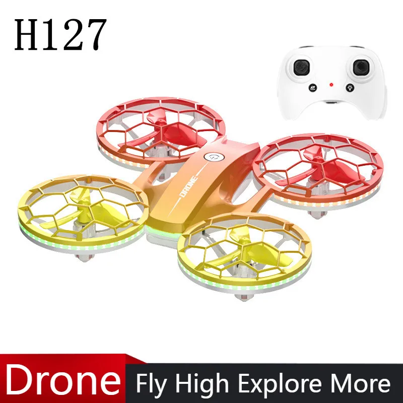 

JRC NEW H127 Stunt Drone Remote Control Quadcopter One-touch Take-off and Bright Light Fal-resistant Beginner Children Toy