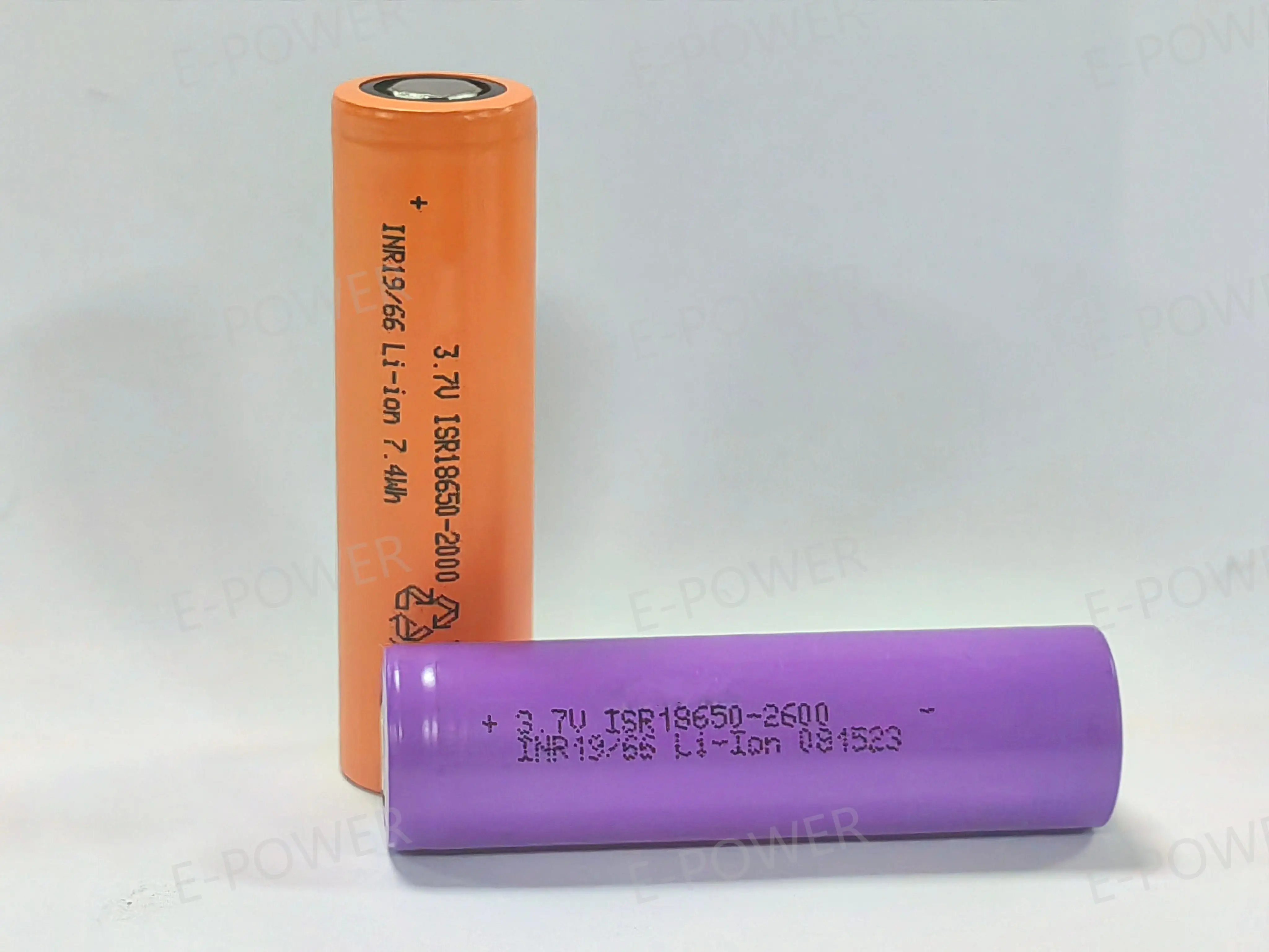 E-Power ISR18650 rechargeable battery lithium cell li-ion 2000mAh 2600mAh 3.6V high capacity for tools and golf carts