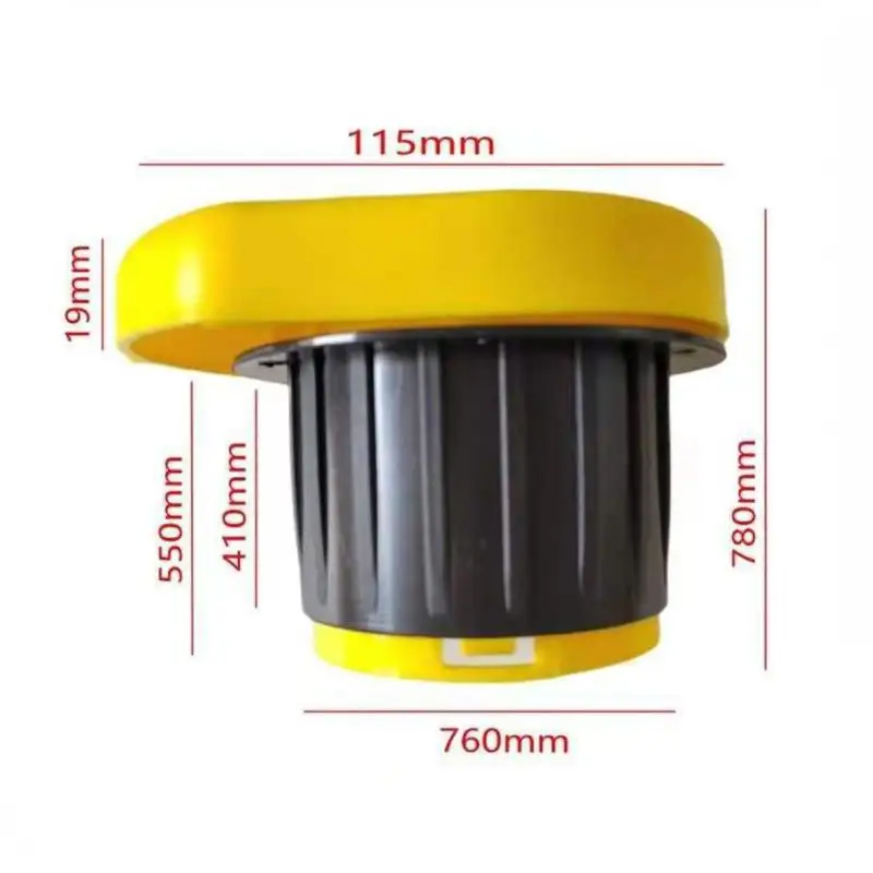 Dispensadores de mango de envoltura de película elástica, paleta compacta, envío, protección de manos, 2/4/10 Uds.