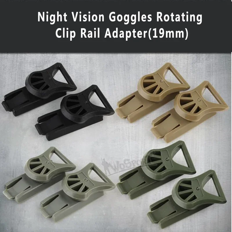 1 Pair Goggle Swivel Clips FMA Fast Helmet Side Rails Airsoft Tactical Helmet Plastic Side Mount Paintball Helmets Accessory