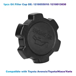 1pcs Oil Filler Cap OE: 1218055010 /1218013030 Compatible with Toyota Avensis/Toyota/Hiace/Yaris