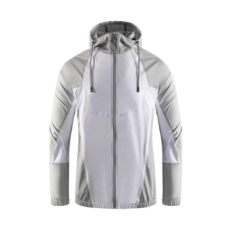 

Men's Color Block Sun Protection Jacket UPF50+ Lightweight - Summer Sports Windbreaker Quick Dry Shirt S-4XL