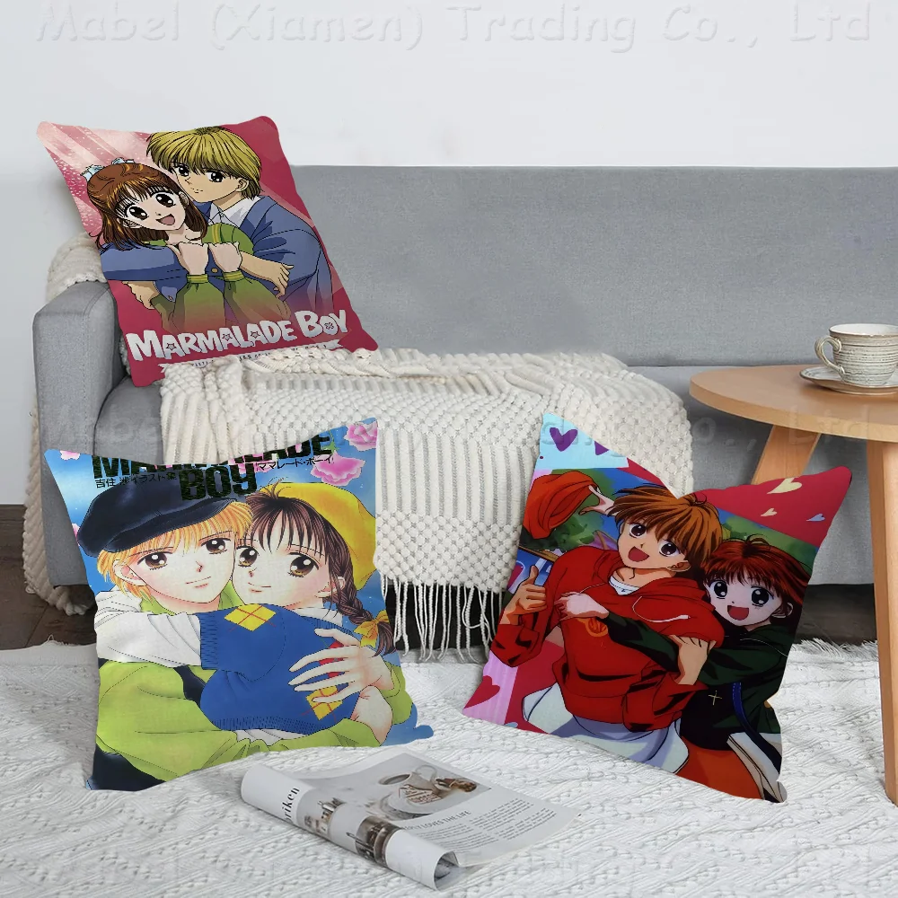 

Marmalade Boy Anime Pillow Gifts Home Office Furnishings Bedroom Sofa Car Cushion Cover Case 45x45cm