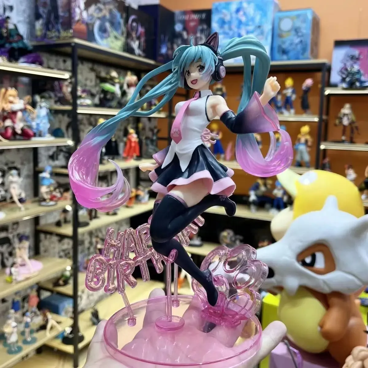 Новинка Hatsune день рождения Мику красивая девушка модные фигурки певицы модели игрушки Красивая девушка