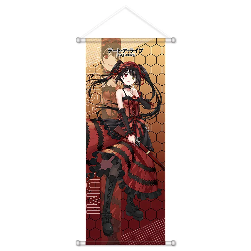 VIKAMA Magical Fantasy Girl Anime Wall Scroll Tapestry Spirit Character Art Fabric Poster for Bedroom Living Room Dorm Gift