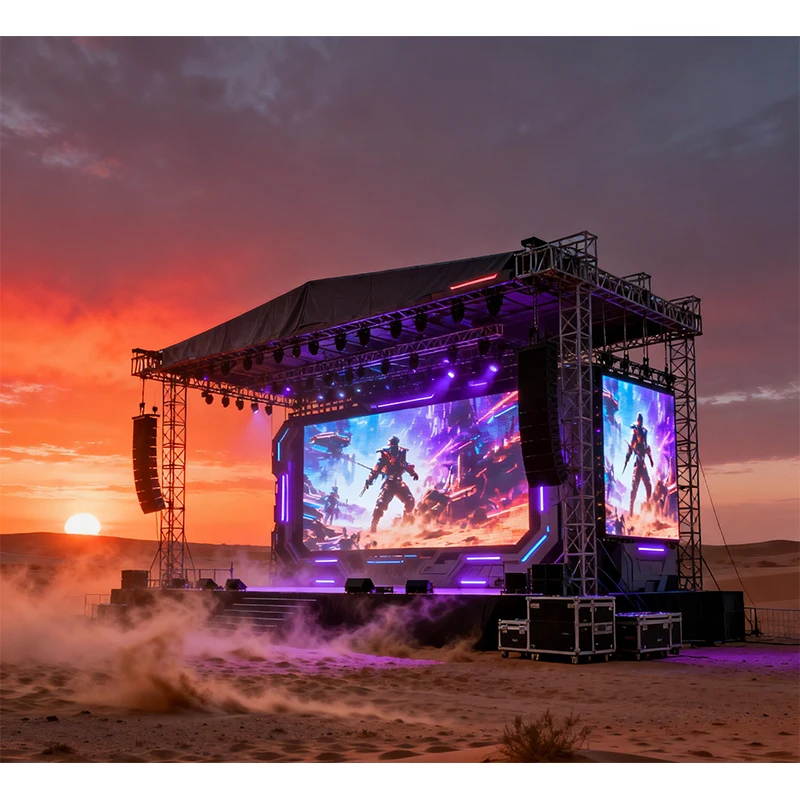 New Trend K Seri P2.604mm HD Advertising LED Screen Outdoor 2x1m 6.5x3ft Video Wall For Event Meeting Room