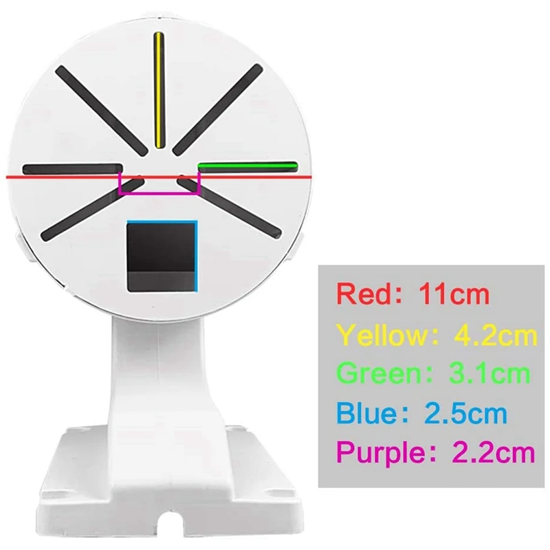 Soporte de montaje de cámara de seguridad, montaje de pared interior y exterior, ABS, tipo L, para CCTV, domo de seguridad, cámara IP, 6X