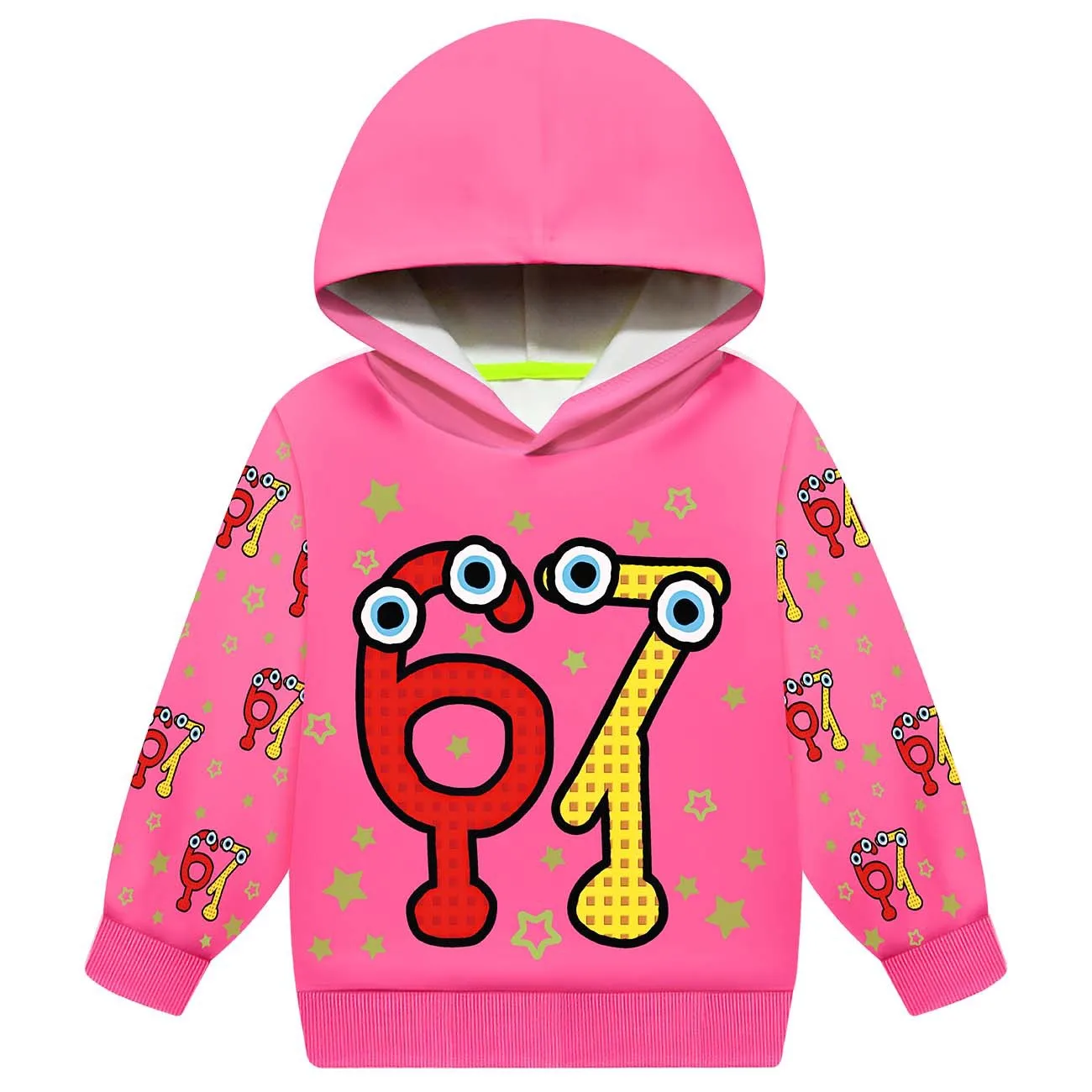 

Повседневный топ для девочек No 67, детская толстовка с капюшоном для косплея, пуловер с рисунком мозга, толстовка с героями мультфильмов