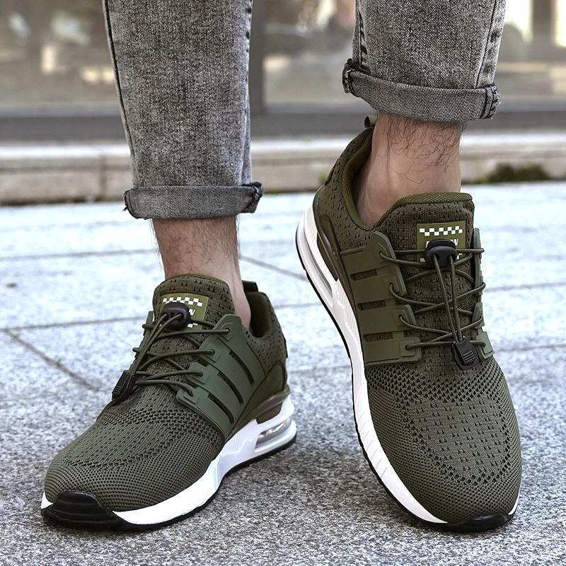 Air cushion Running Shoes Marathon Speciality Men Sports Breathable Lightweight Women's Comfortable Athletic Nonskid Sneakers 47