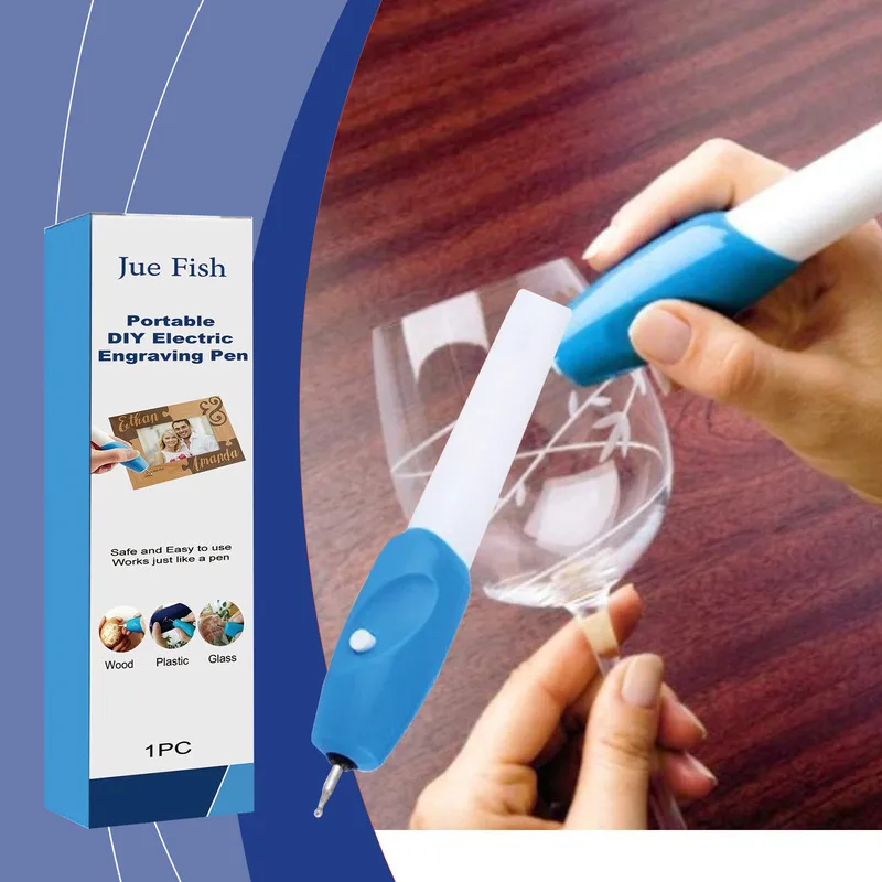 

Portable Electric Engraving Pen DIY Woodworking Tool Creates Wood Effect Art Easy To Operate Home Craft Wood Art