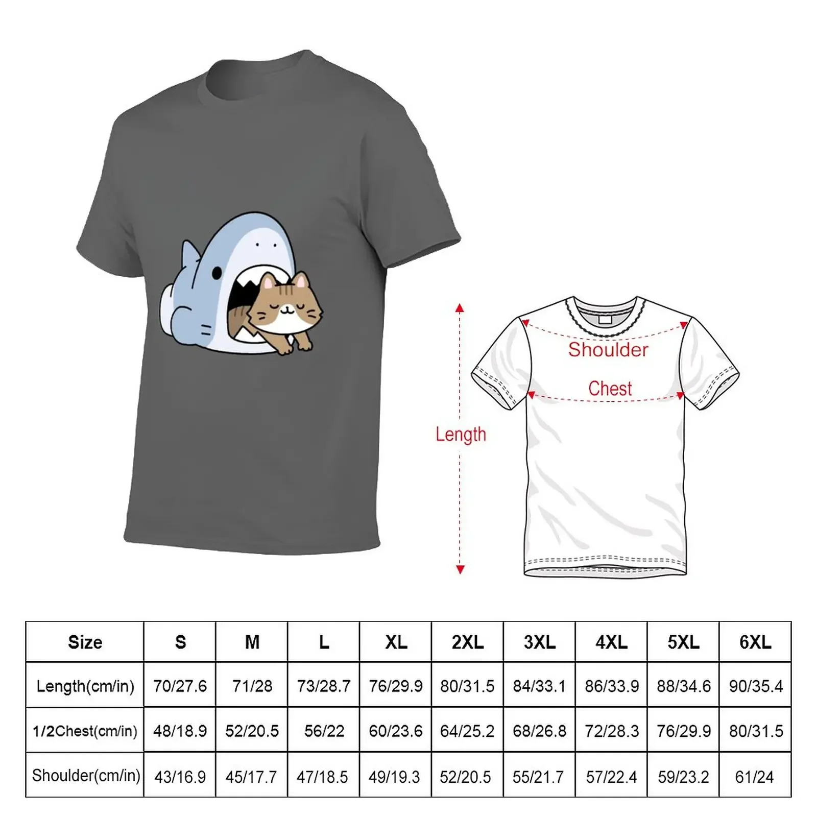 Samezu Cat T-Shirt boys animal print hippie clothes mens white t shirts