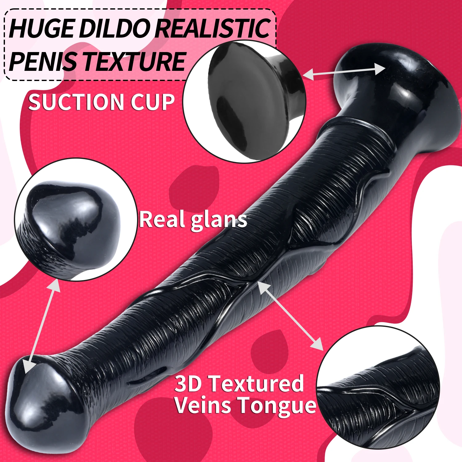 Horse Animal XXl Dildo Large Glans Dick Giant Penis Soft Silicone Suction Cup G-spot Anal Masturbador Sex Toys For Women Man