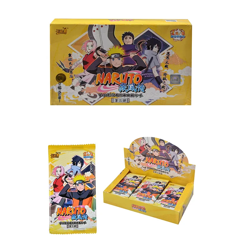 Kayou Chapter of Advent Box Card Naruto Anime Characters Hyuga Hinata Orochimaru Christmas Birthday Gift Toys Collection Card