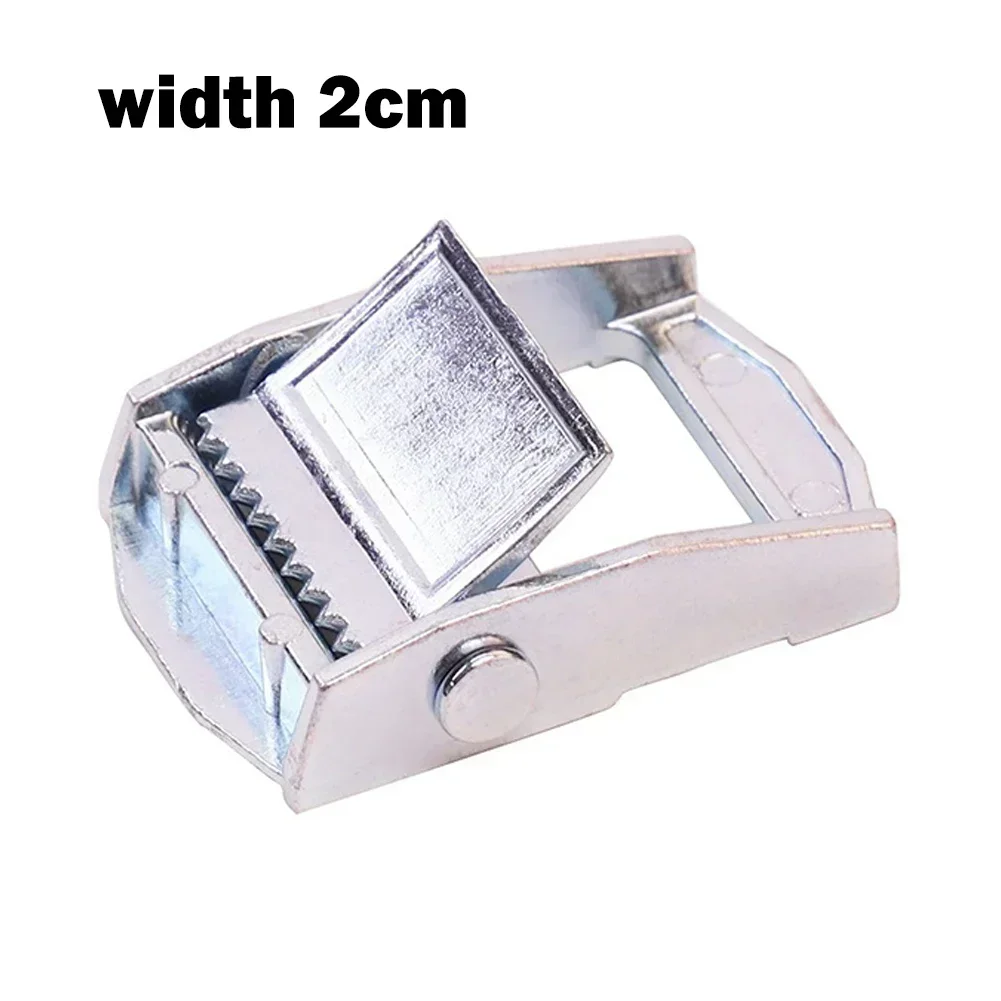 20/25mm Zinc Alloy Buckles For Heavy Duty Tie‑Down Cargoes Strap Fixed Tensioner Ratchet Buckle For Cases Luggage Toolboxes