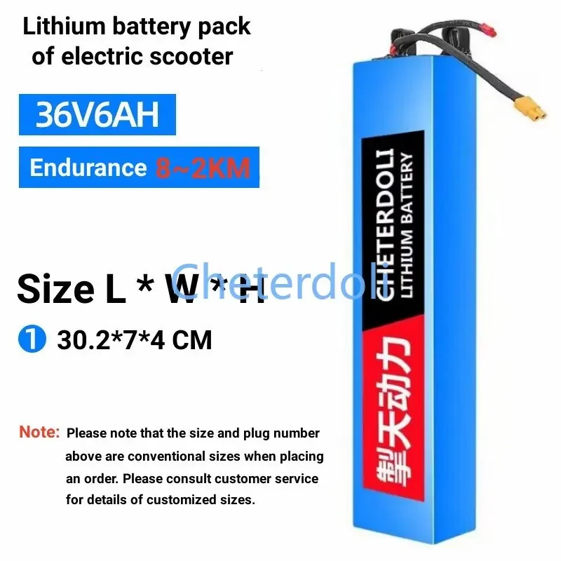 

36V Battery 10Ah 18650 Lithium Battery Pack 10S3P 10000mah 500W Same Port 42V Electric Scooter M365 Ebike Power Battery with BMS