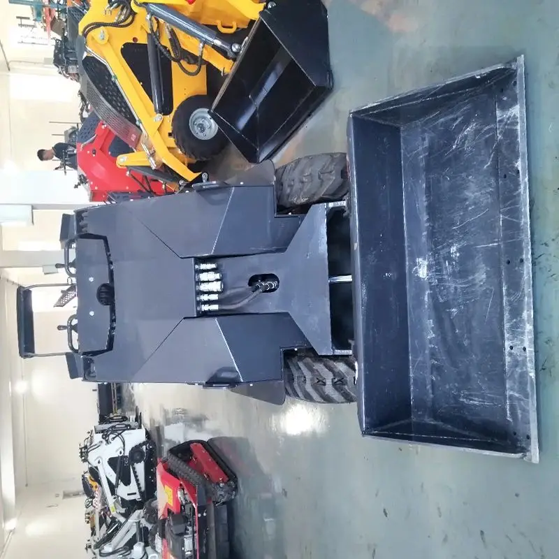 Entrega rápida personalizada amplamente utilizada mini carregadeira de direção internacional sobre esteiras de jardim Epa