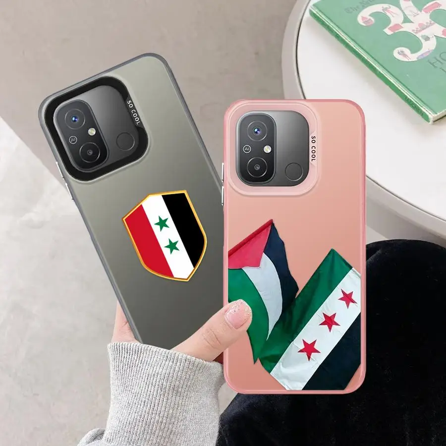 S-Syrian F-Flag Phone case for XiaoMi Redmi 12 C 13 C 4G 5G Poco X3 NFC Pro A1 A2 A3 Plus A3x Poco C50 C51 C61 fundas case