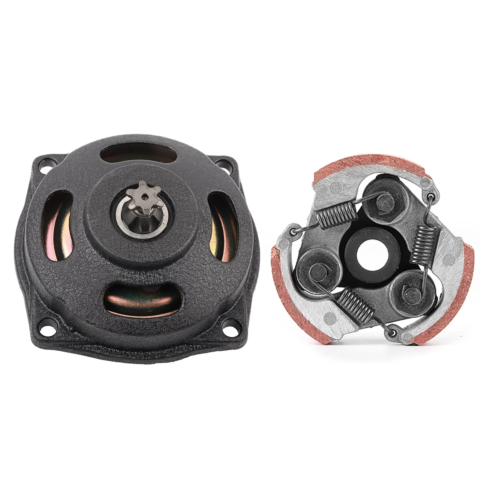 Kit de boîte de vitesses de tampon de tambour d'embrayage à 6 dents adapté pour Mini Moto Quad Pocket Bike 47 49cc