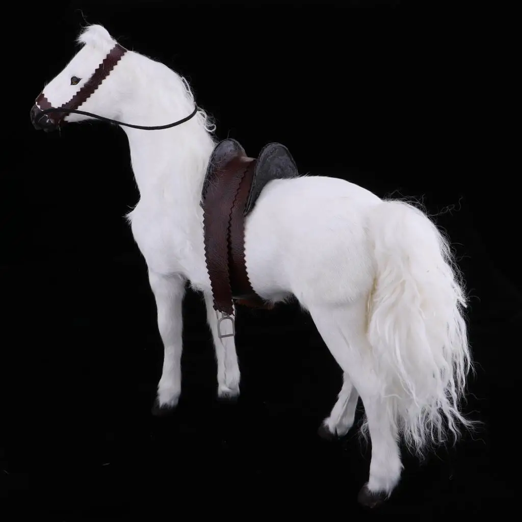 1/6 schaal diermodel paard figuur hars sculptuur voor 12 inch actiefiguur