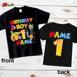 Super Simple Birthday Shirt Boy T Shirt Party Simple Birthday Shirt for Kids Custom Name Shirts Baby Girl 1st 2nd Birthday Girl