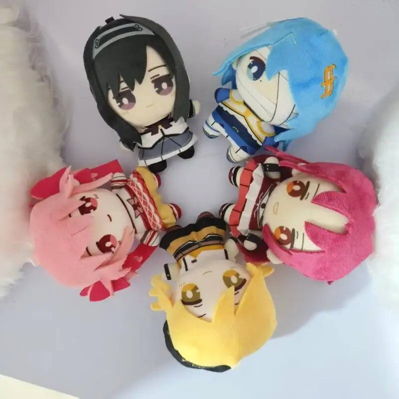 Kaname Madoka Tomoe Mami Anime Merchandise Printed Body Mini Pocket Plush Doll Backpack Hanging Ornament Friend's Holidays Gifts