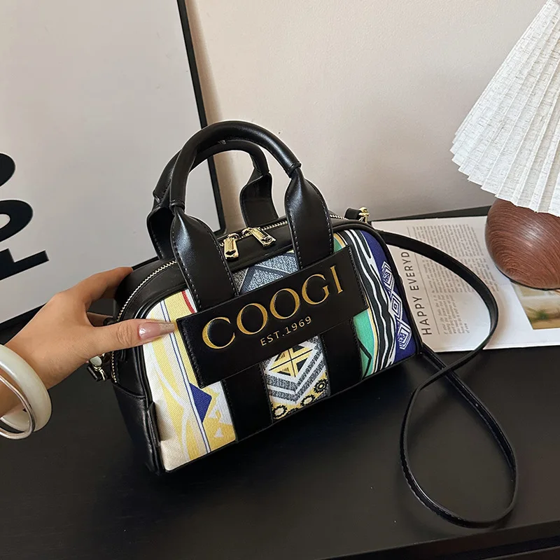 

Модная сумка Simia Geometric Handbag 2025 Уникальная структурированная сумка через плечо для женщин, органайзер с несколькими карманами, стильная повседневная офисная сумка