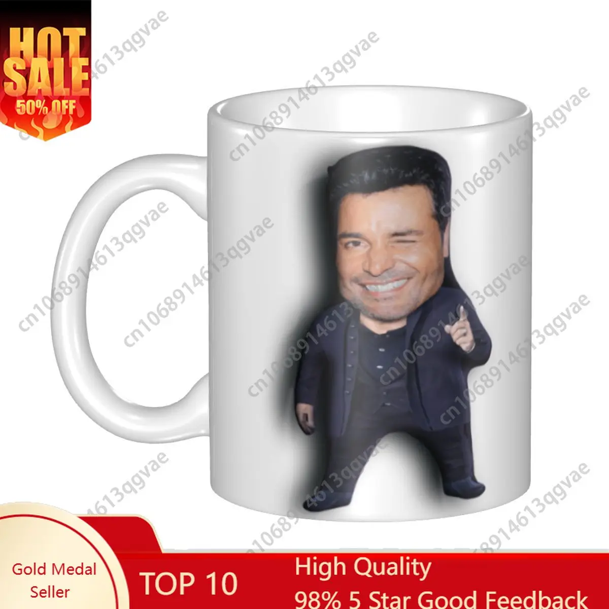 

Personalized Chayanne Chiquito Meme Coffee Mugs DIY Custom Music Singer Ceramic Mug Cup Creative Gift Cups And Mugs