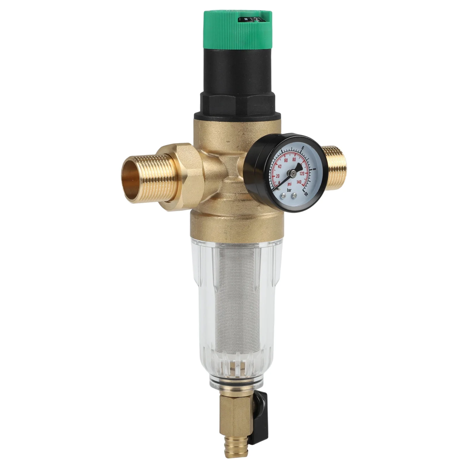 Easy Maintenance Pipe Filter Filter Pipe Filter Pressure Regulator 1X3 4 Inch 40-Micrometre Screen Easy Maintenance For Home Use