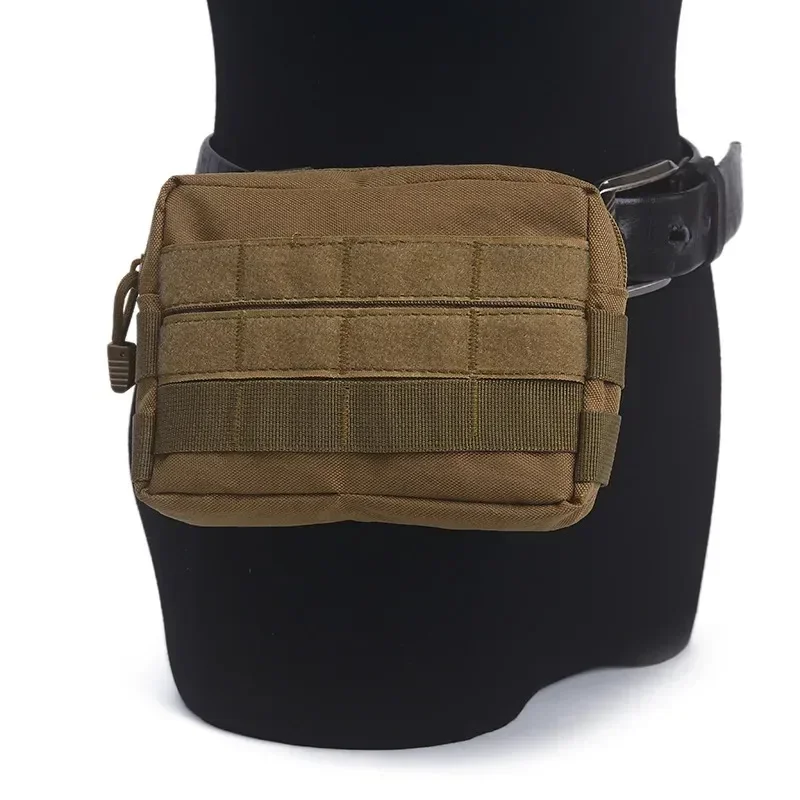 Tactical Molle Waist Bag Men Outdoor Camping Wallet Climbing Purse Fanny Pack Edc Phone Bag Nylon Hunting Belt Pouch